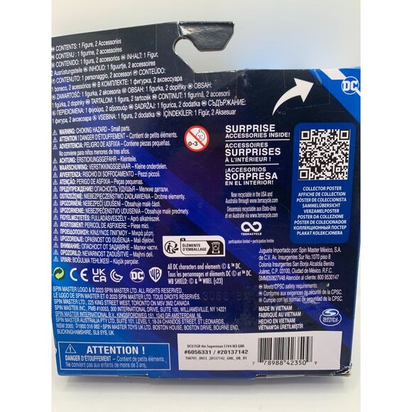 Dc Superman Action Figure With 2 Surprise Accessories - Picture 2 of 2